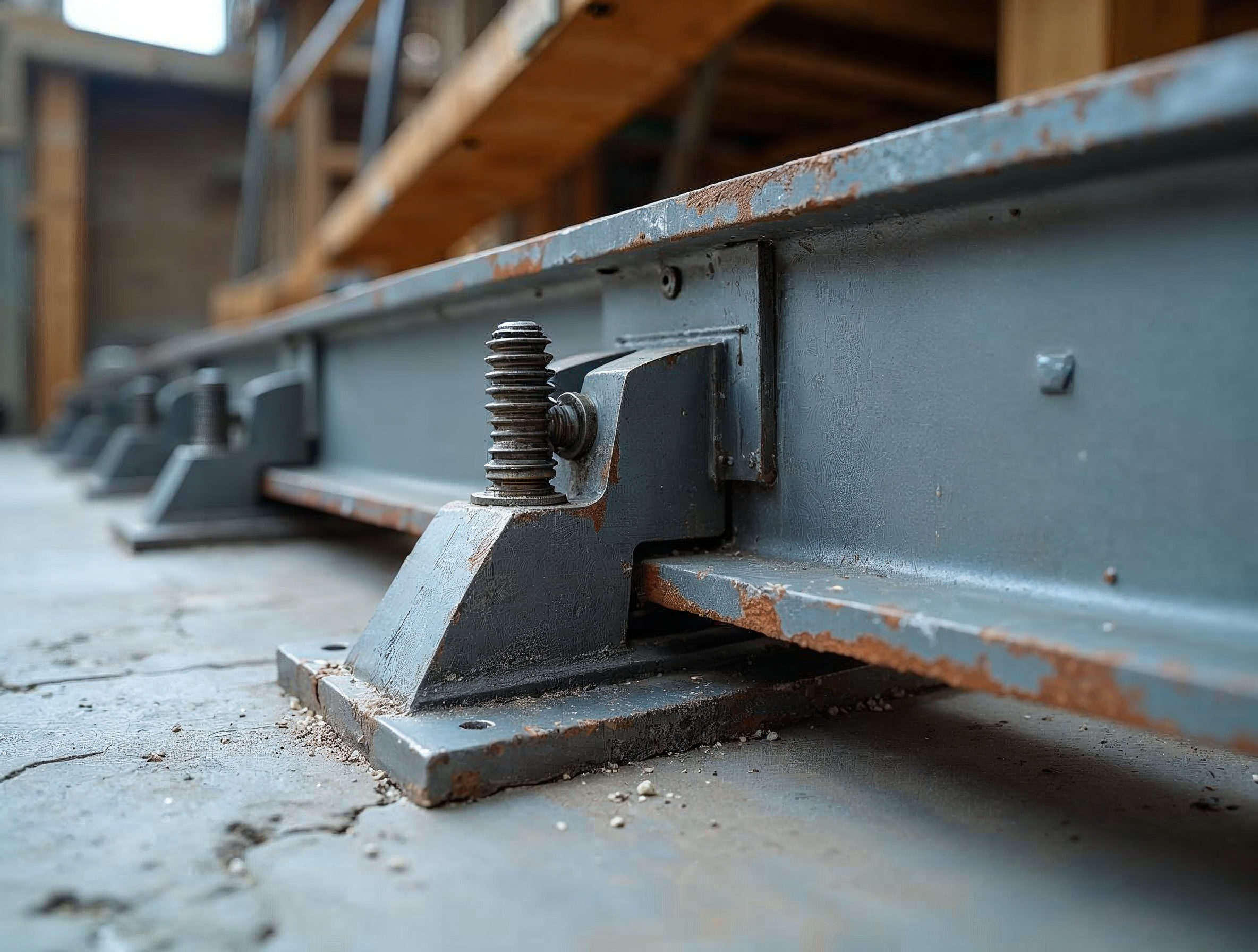 Structural steel moment frame installed in pre-war Manhattan apartment renovation